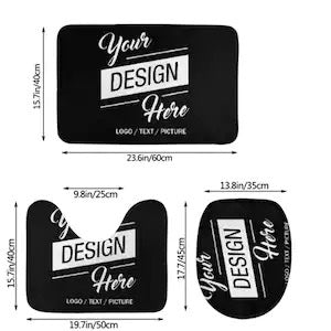 Design your own Customized Bathroom 3 piece set